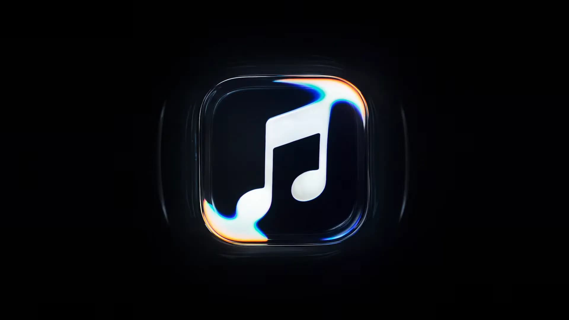 The new Apple Music logo.