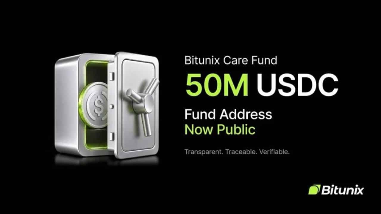 Bitunix raises Care Fund to $50 million USDC to secure hot wallets