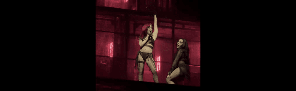 Charli xcx performs at Los Angeles Kia Forum during North American tour