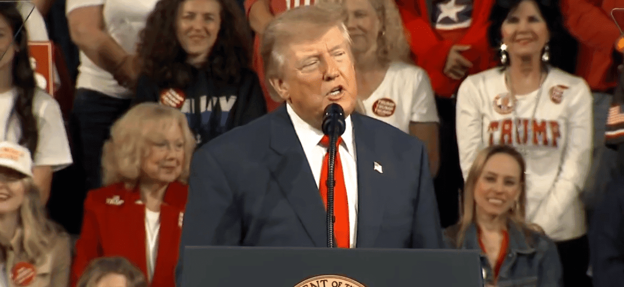 Donald Trump holds rally in Tennessee to support Republican candidates