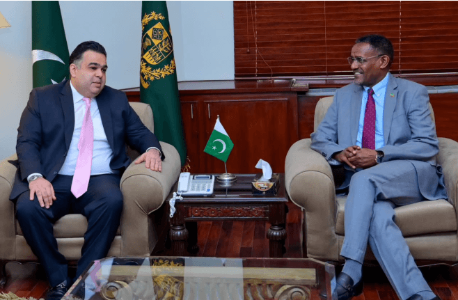 Ethiopian Ambassador meets Fahd Haroon to discuss digital media cooperation