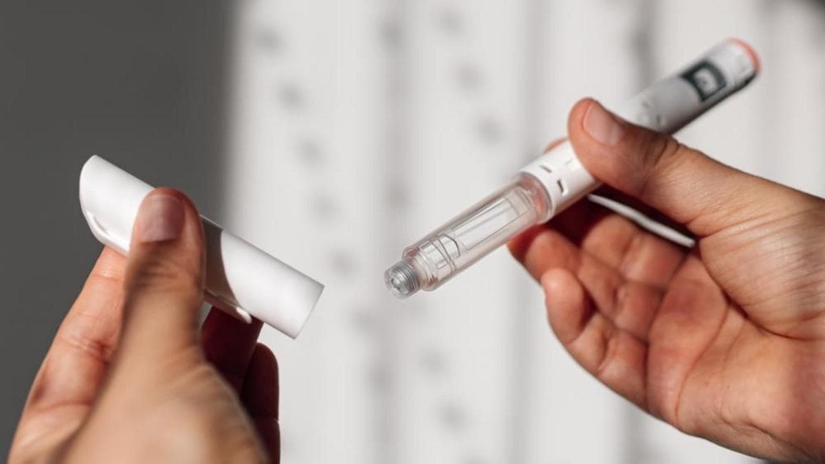 Image caption, The use of weight loss drugs, known as GLP-1s, has increased in popularity in recent years