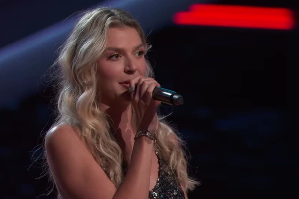 Lillie Kolich performs during the Blind Auditions of "The Voice." NBC/The Voice