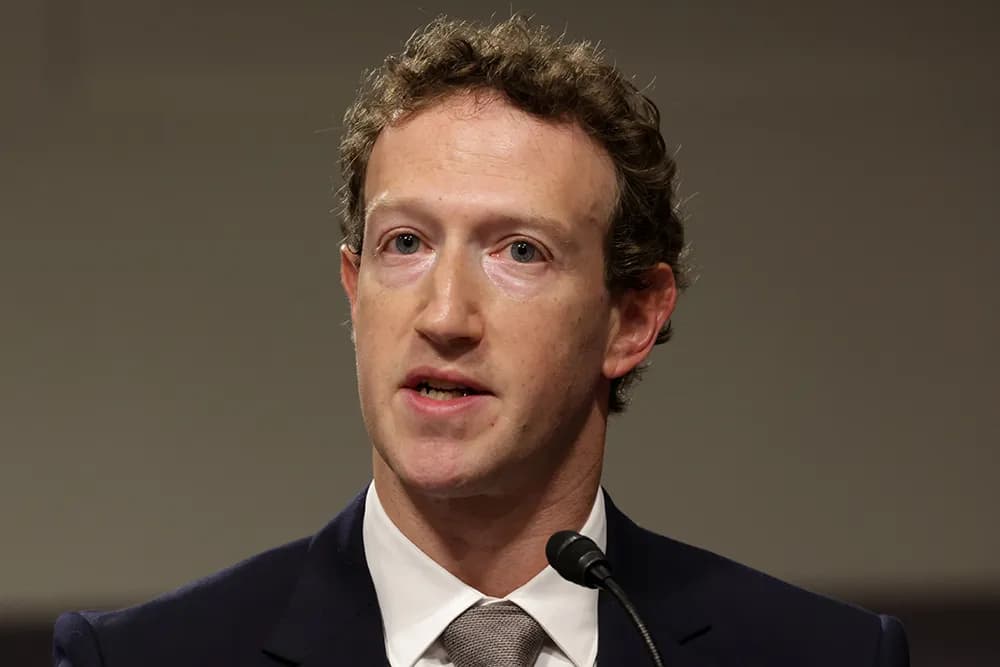 WASHINGTON, DC - JANUARY 31: Mark Zuckerberg, CEO of Meta testifies before the Senate Judiciary Committee at the Dirksen Senate Office Building on January 31, 2024 in Washington, DC. The committee heard testimony from the heads of the…