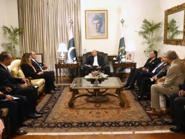 President Zardari meets IMF director to reaffirm Pakistan's fiscal commitment