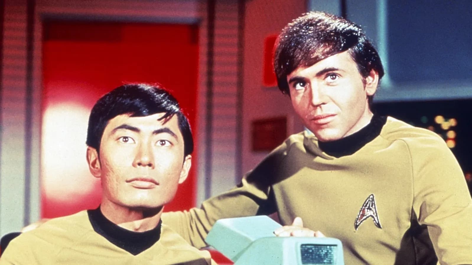 STAR TREK, from left: George Takei, Walter Koenig, 1966-69.
