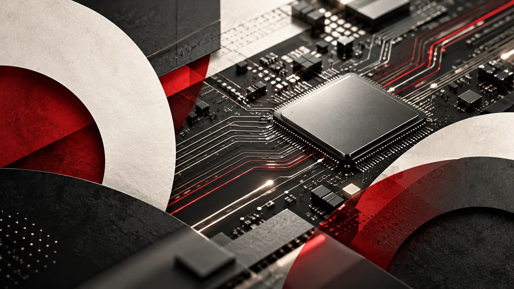 Technology news visual