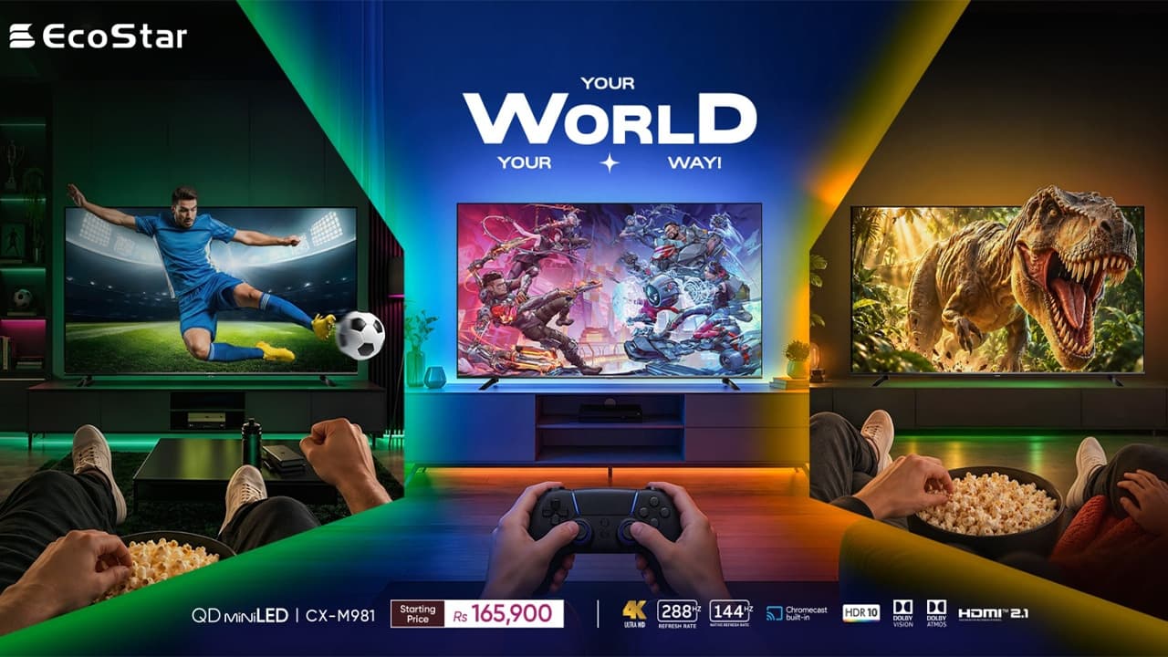 EcoStar launches 100-inch Smart 4K QD Mini LED TV in Pakistan