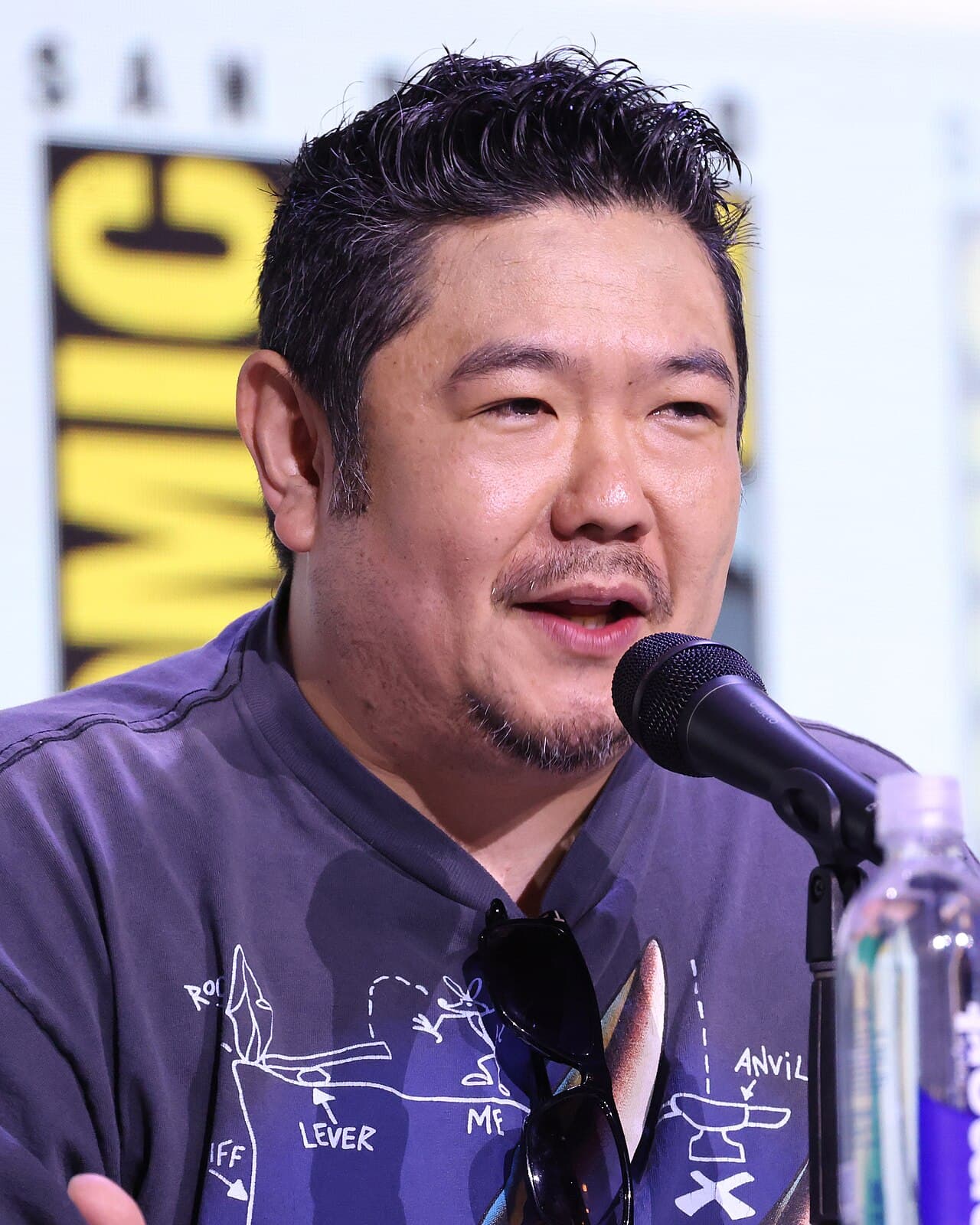 FILE – Eric Bauza speaking at the 2025 San Diego Comic-Con International in San Diego, California, 26 July 2025