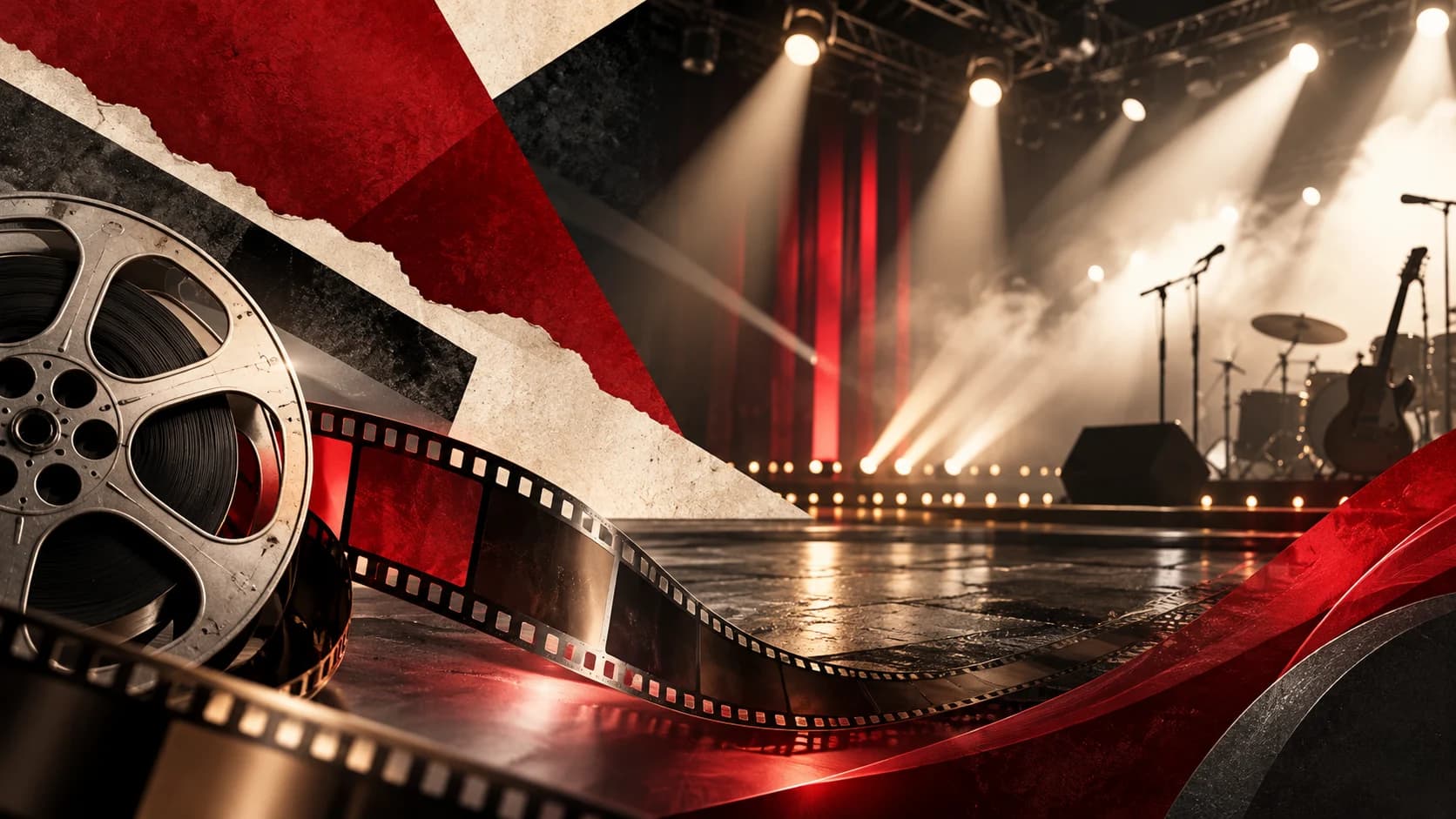 Showbiz news visual